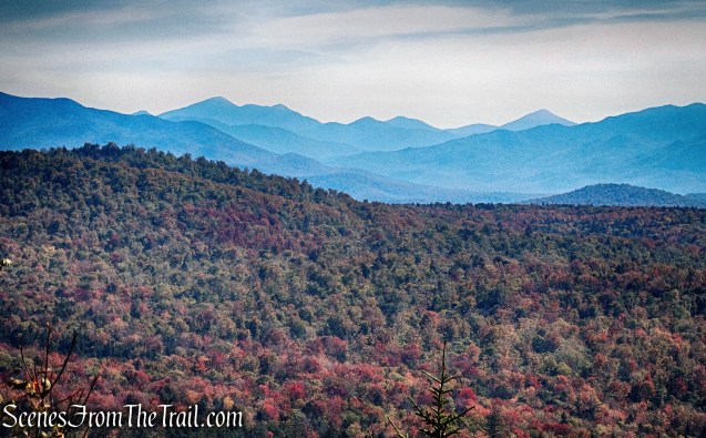 Looking north from Coney Mountain summit