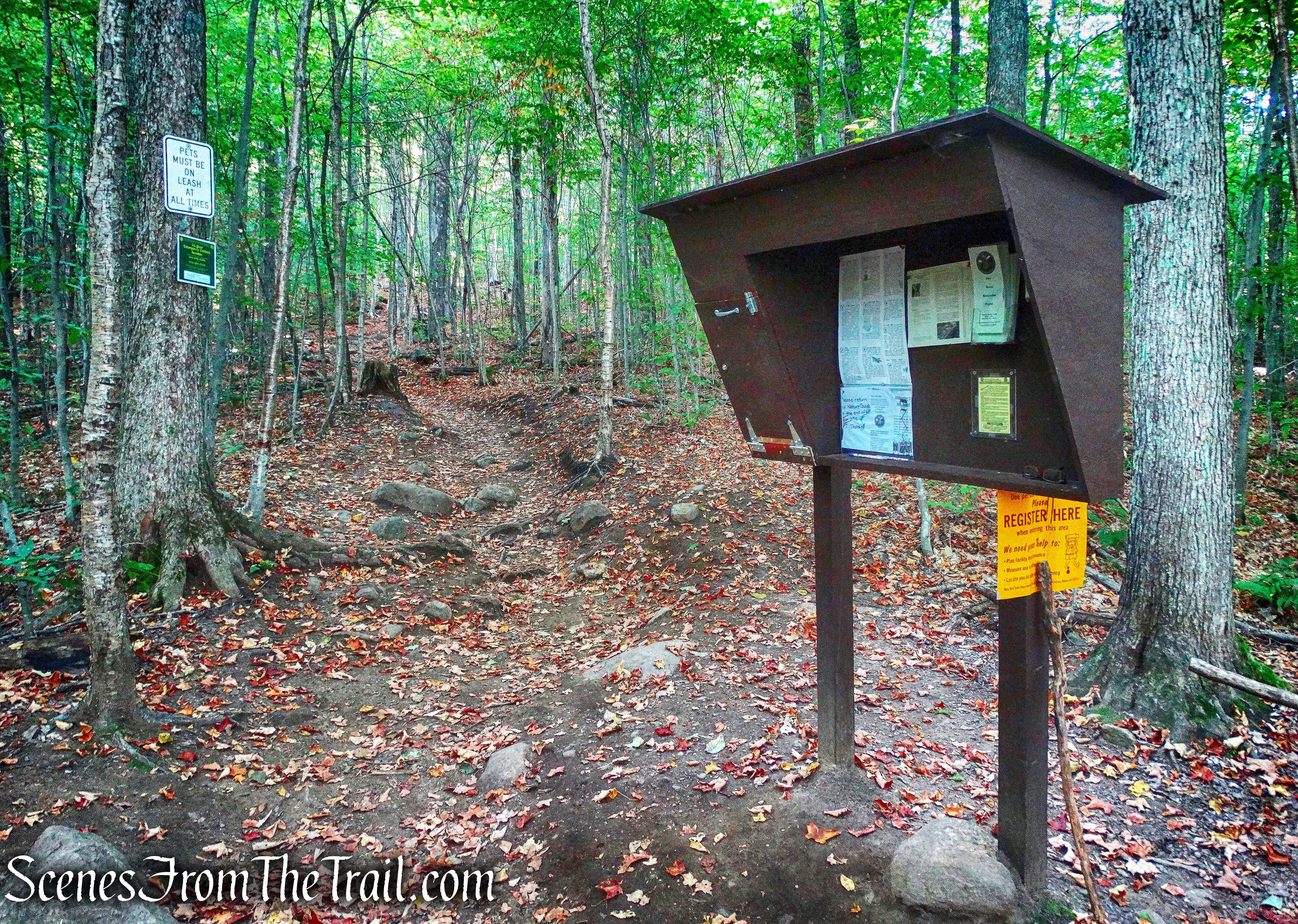 Mount Arab trail register