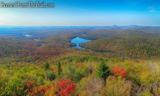 view southwest from Mount Arab fire tower