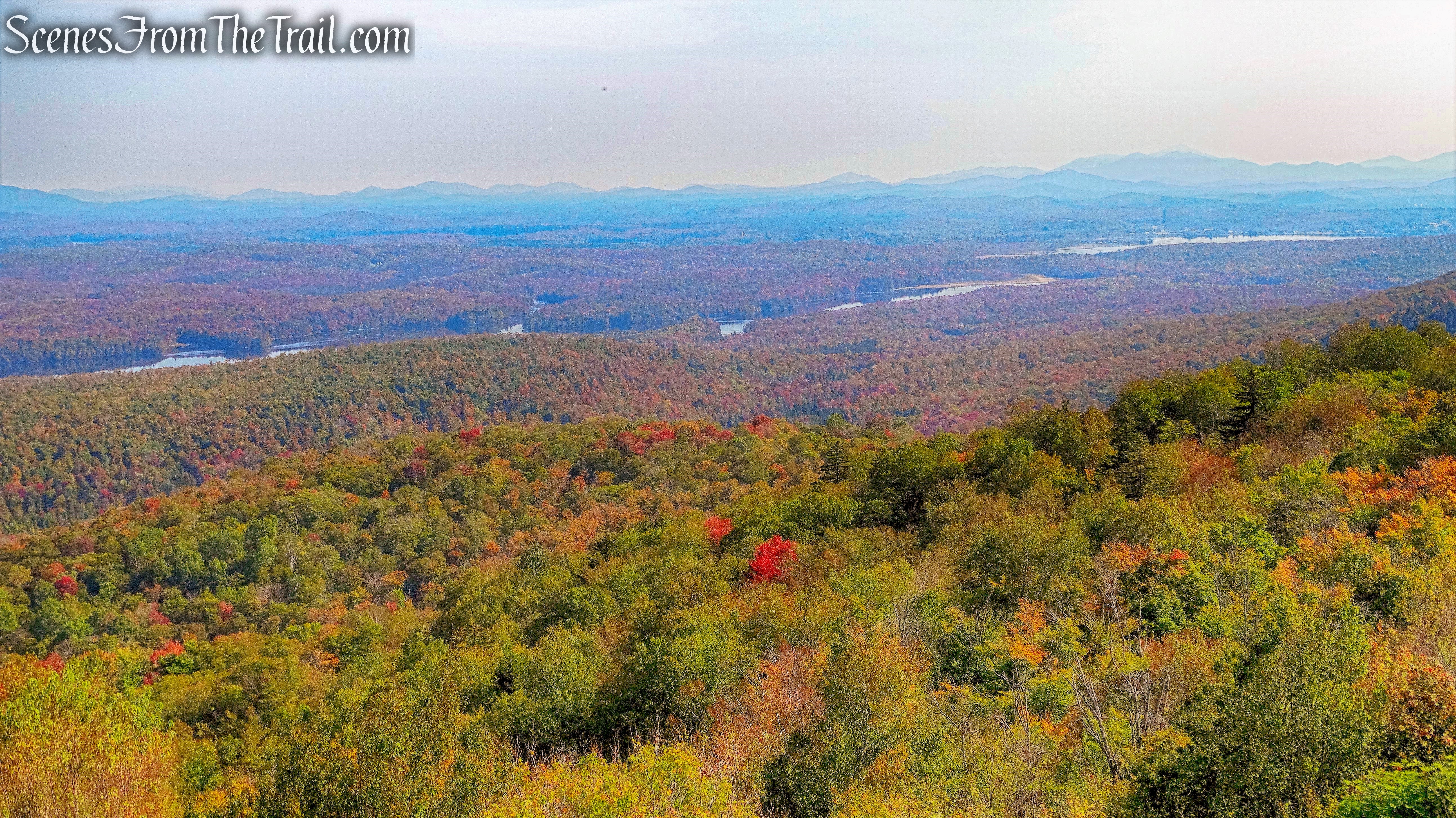 view north from Mount Arab fire tower