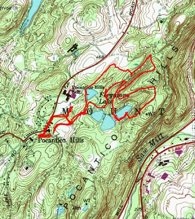 Ferguson Lake from Bedford Road - Rockefeller State Park Preserve