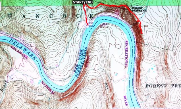 Bouchoux Trail - Jensen's Ledges