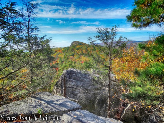View from the top of Giant's Workshop