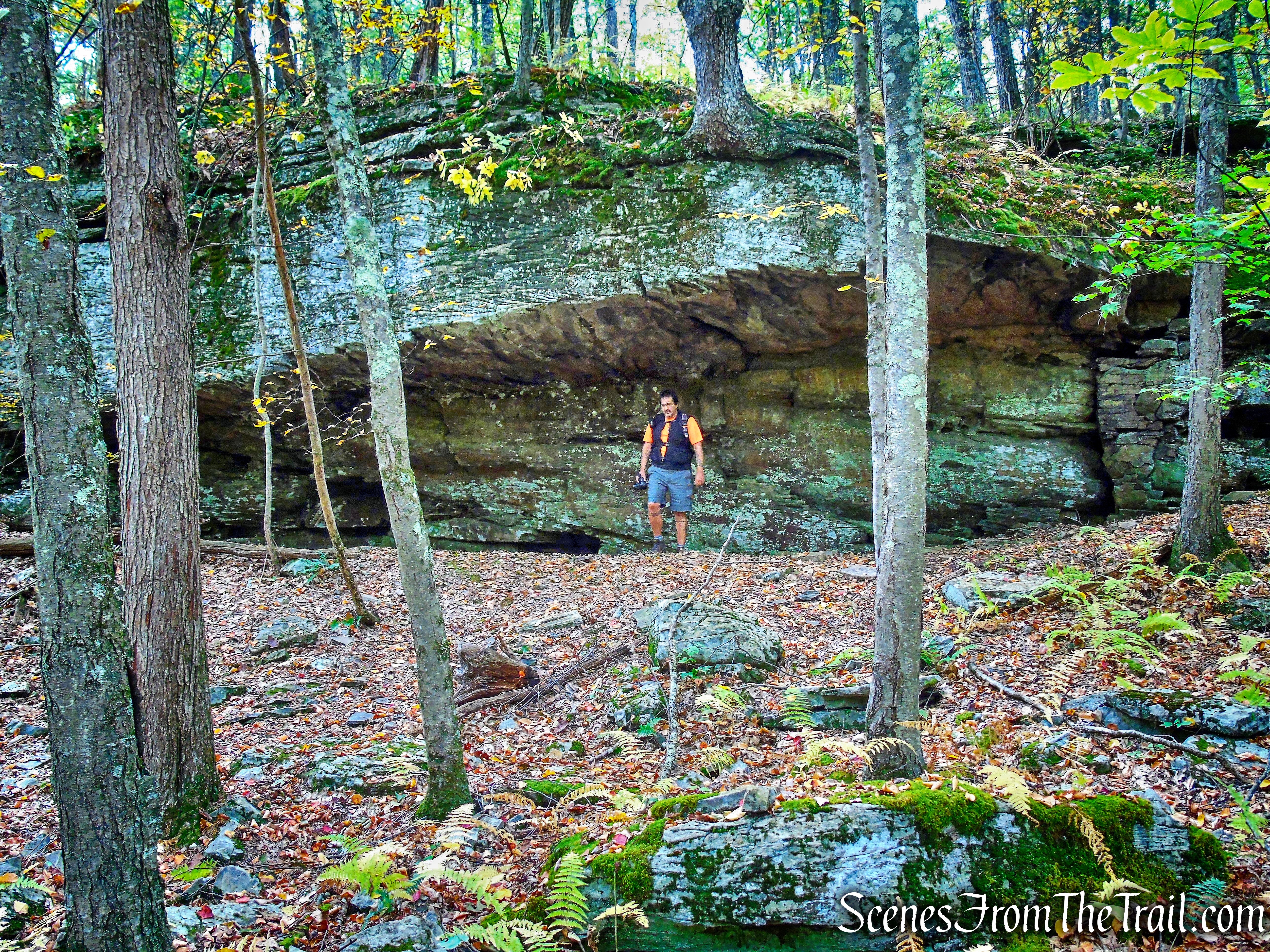 Minisink Spring Rockshelter - Minisink Battleground Park