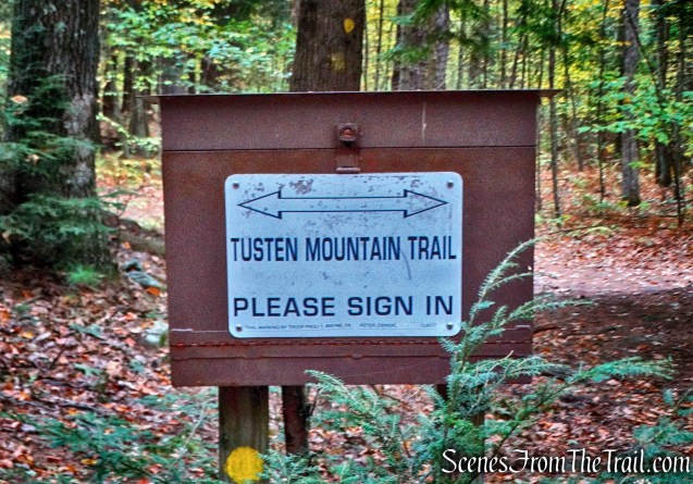 trail register - Tusten Mountain Trail