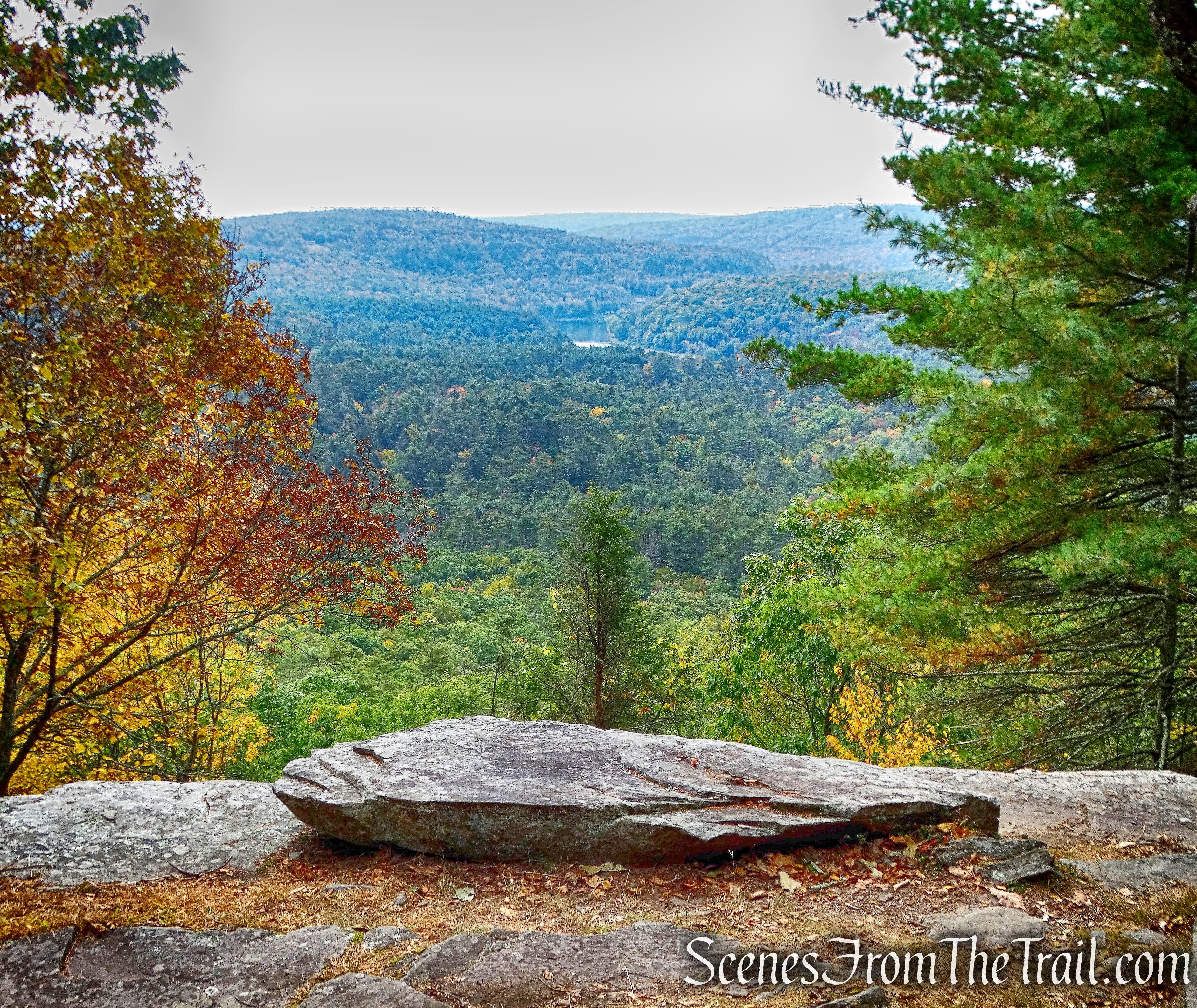 view northwest of the Upper Delaware River Valley