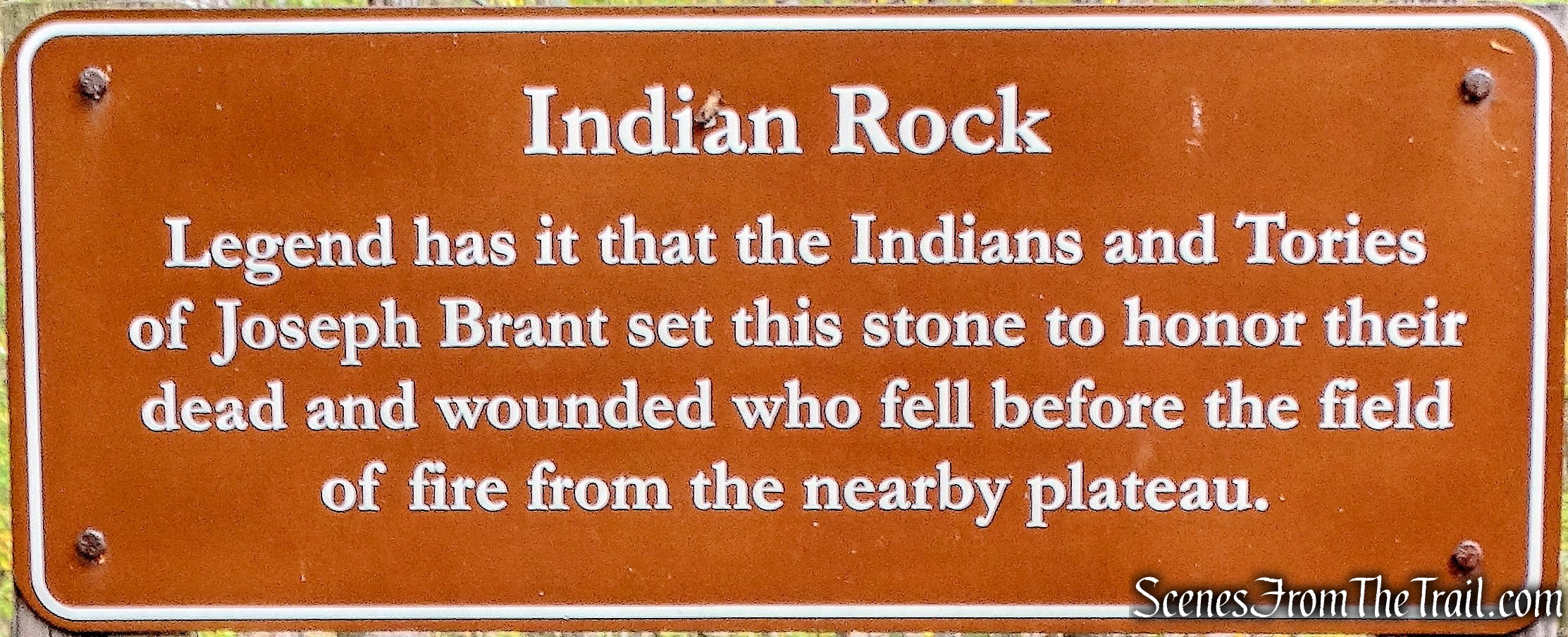 Indian Rock - Minisink Battleground Park
