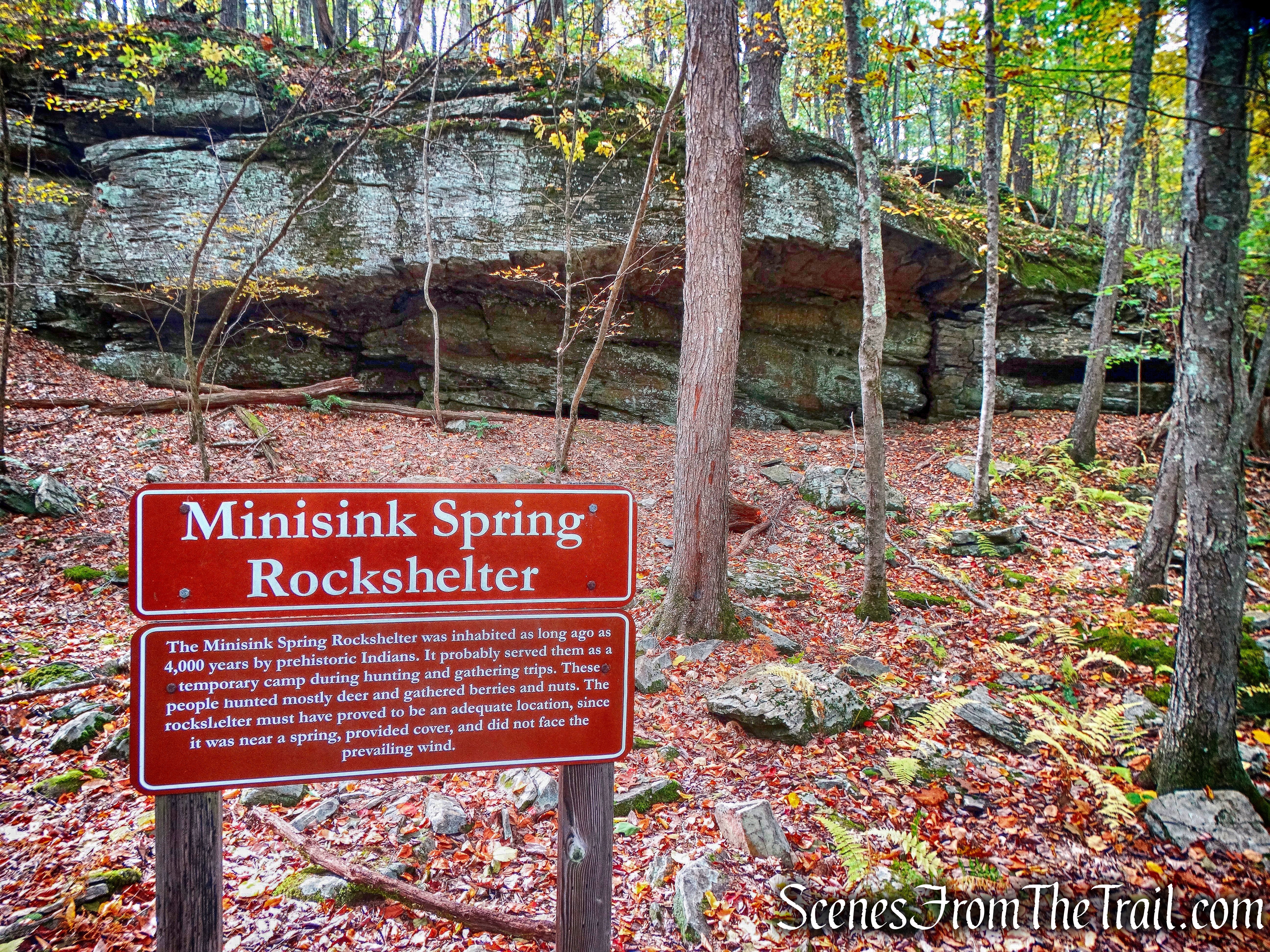 Minisink Spring Rockshelter