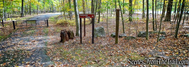 Battleground Trail back to the parking area