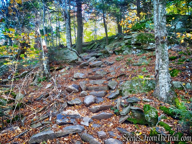 stone steps - Phoenicia-East Branch Trail