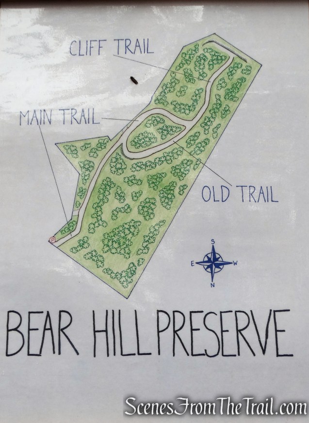 Bear Hill Nature Preserve map