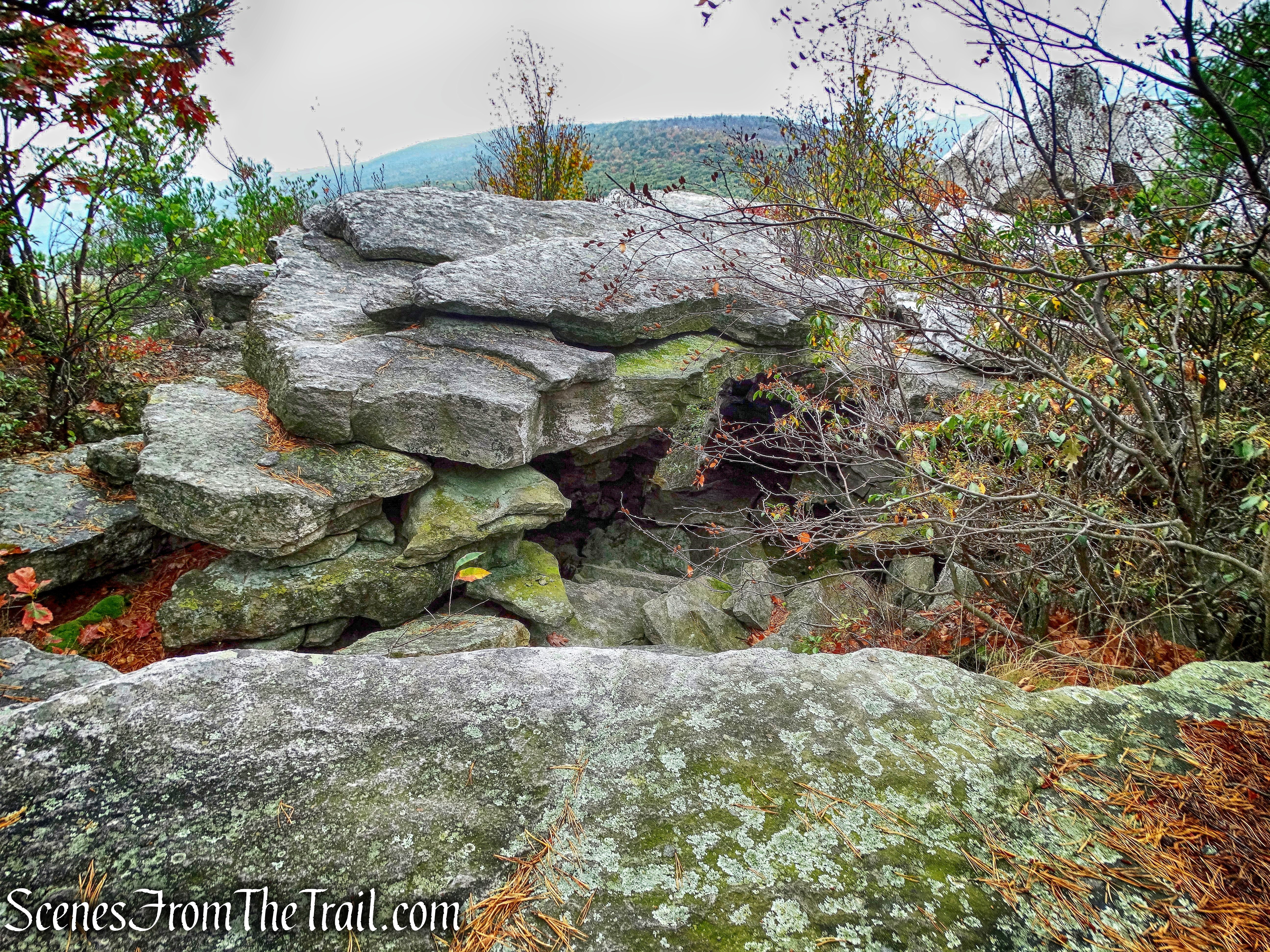 crevasse - Bear Hill Nature Preserve