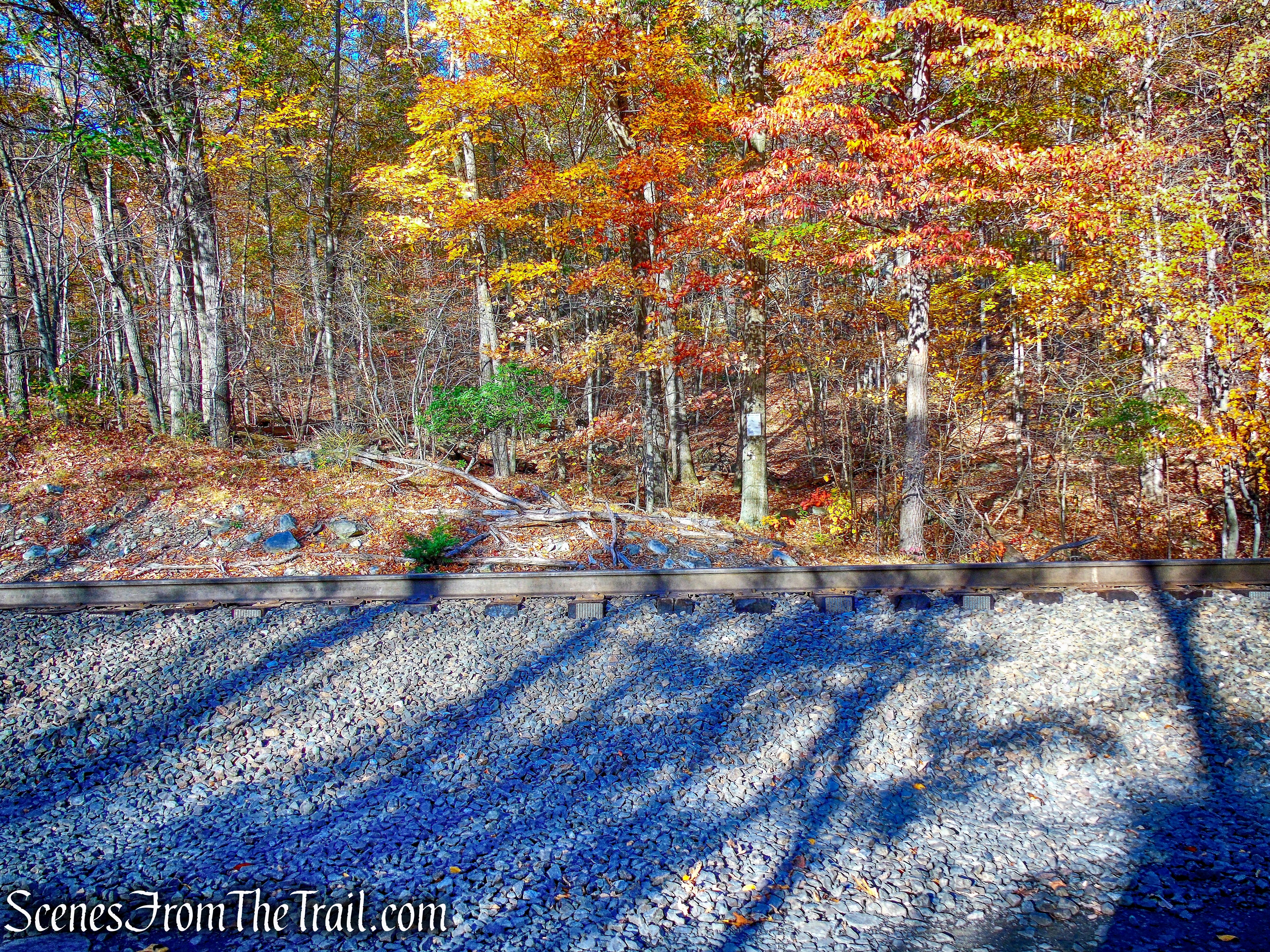 Cross the tracks on the Sweet Clover Trail