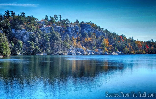 View from rock outcrop - Lake Minnewaska Carriage Road