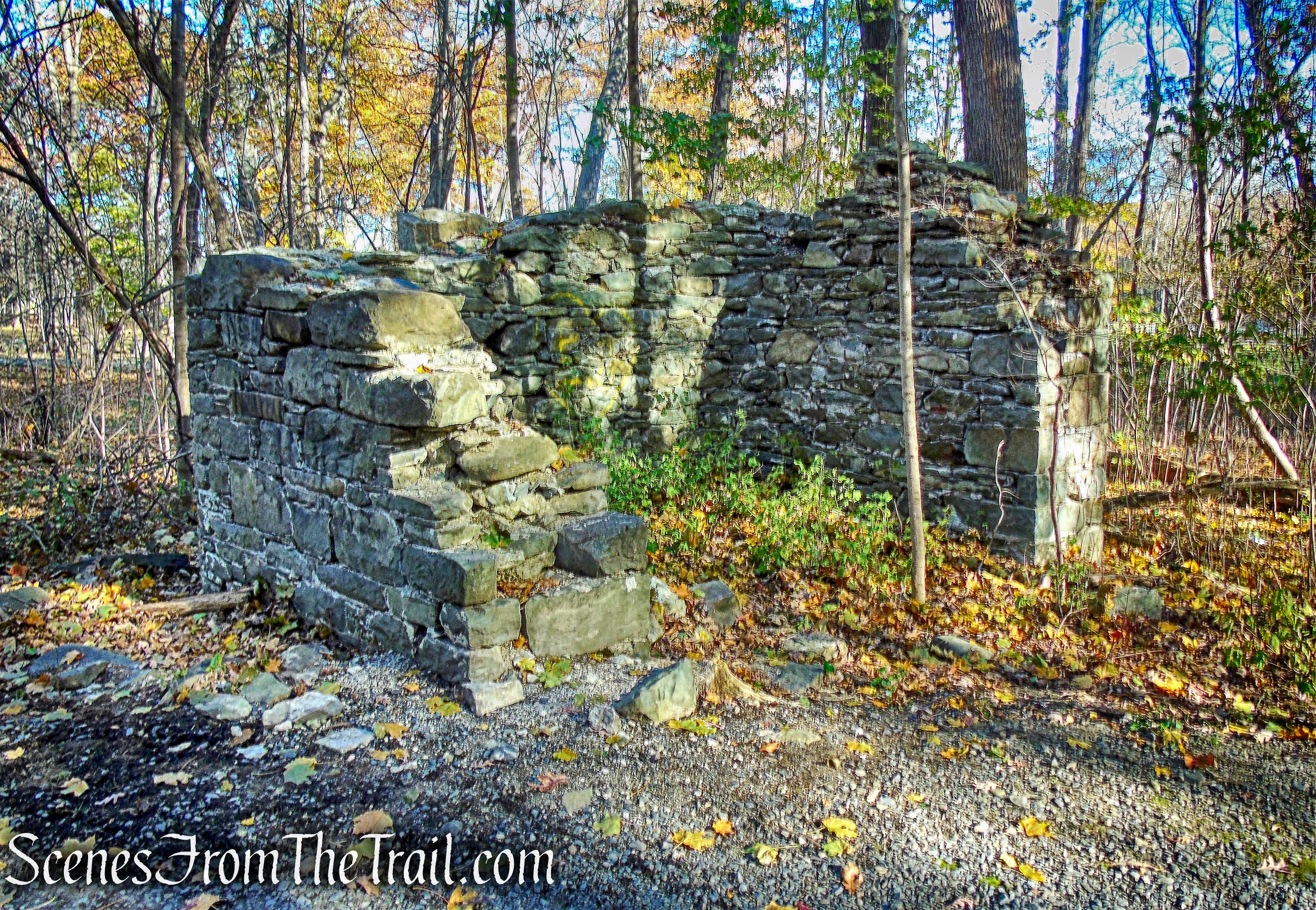 ruined stone building - Algonquin Park