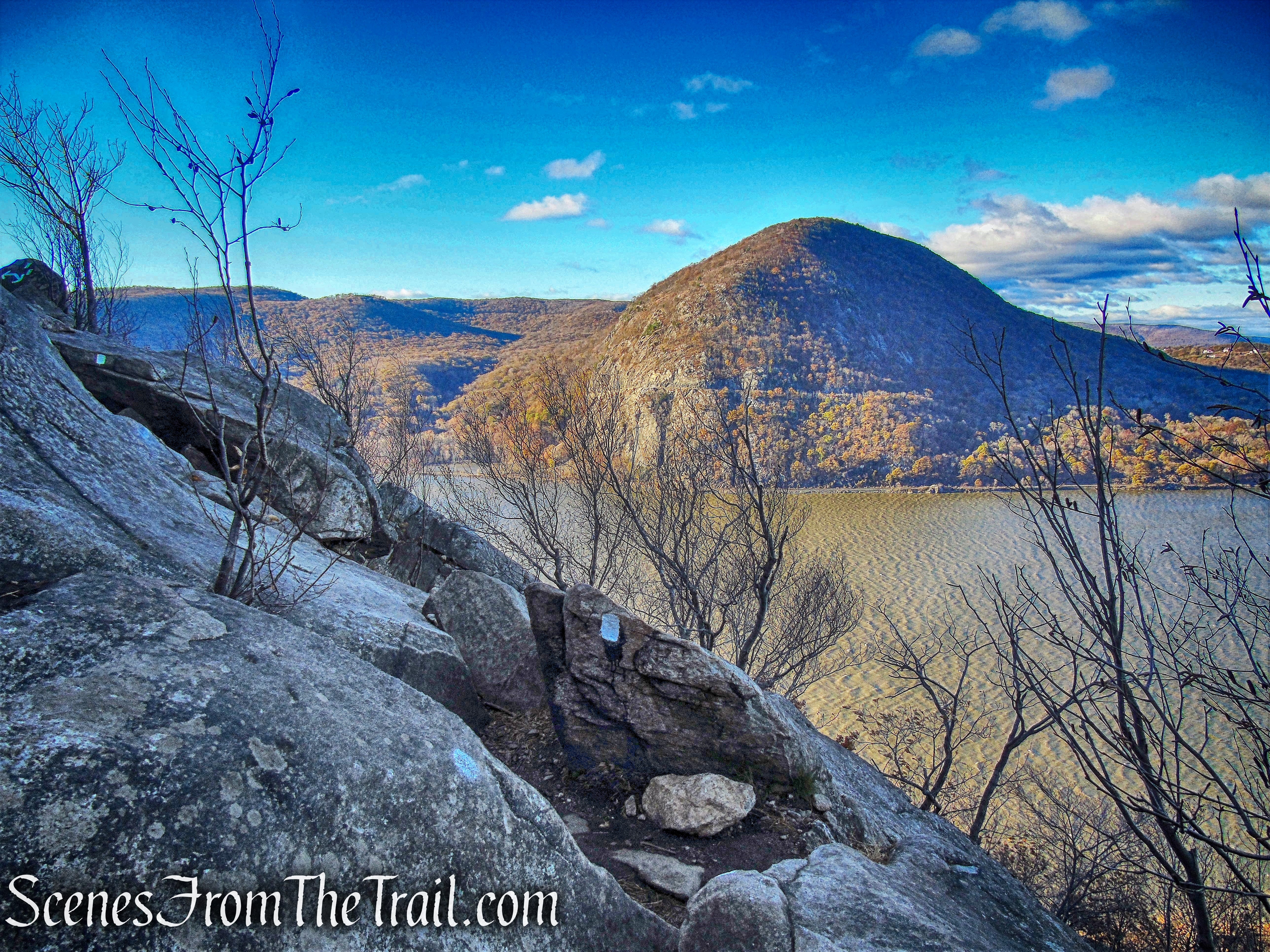 Storm King Mountain and Hudson River as viewed from the Breakneck Ridge Trail