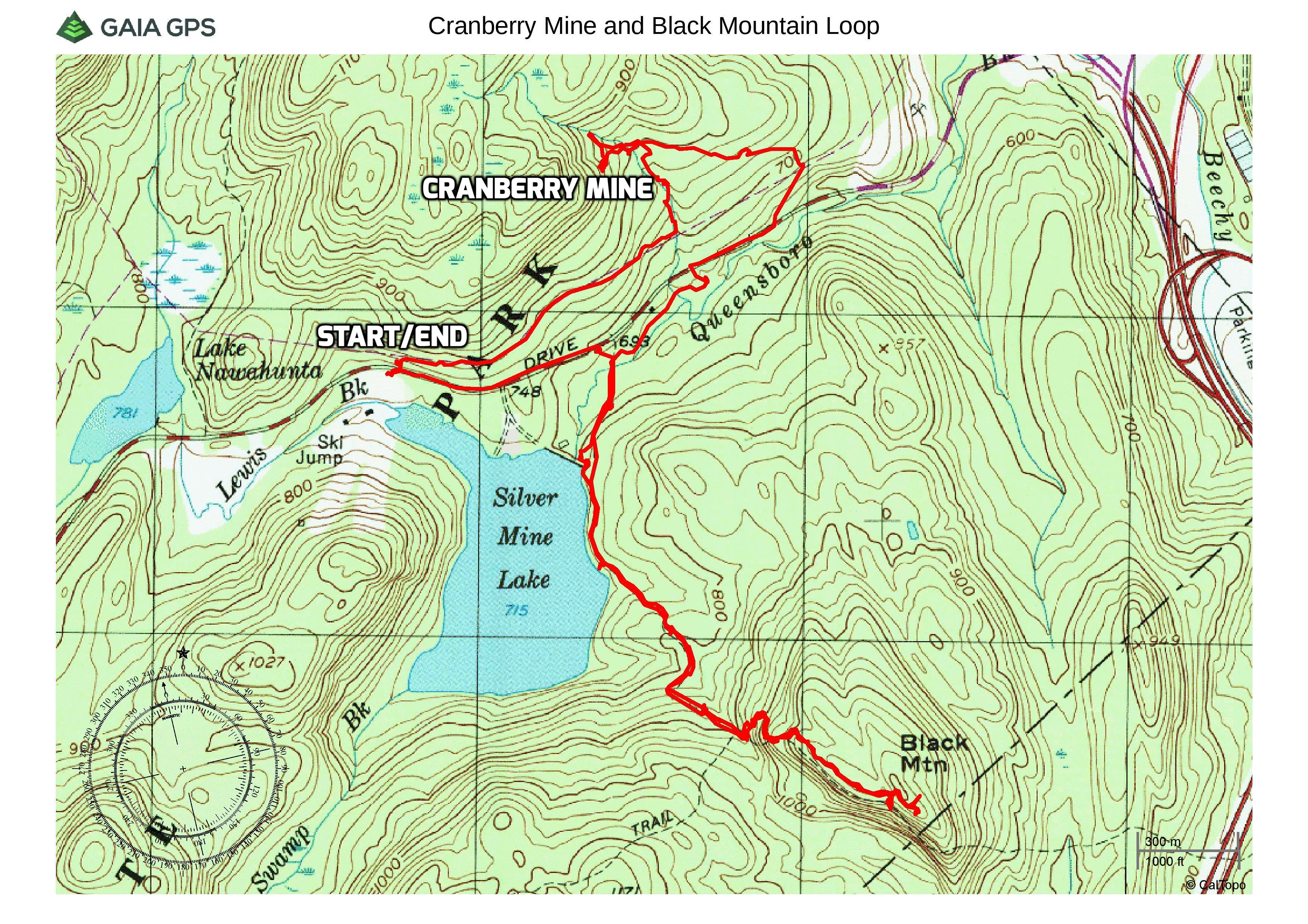Cranberry Mine and Black Mountain Loop