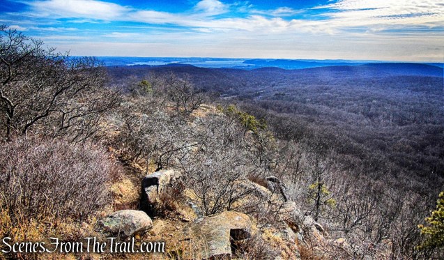 view of the Hudson River from Black Mountain