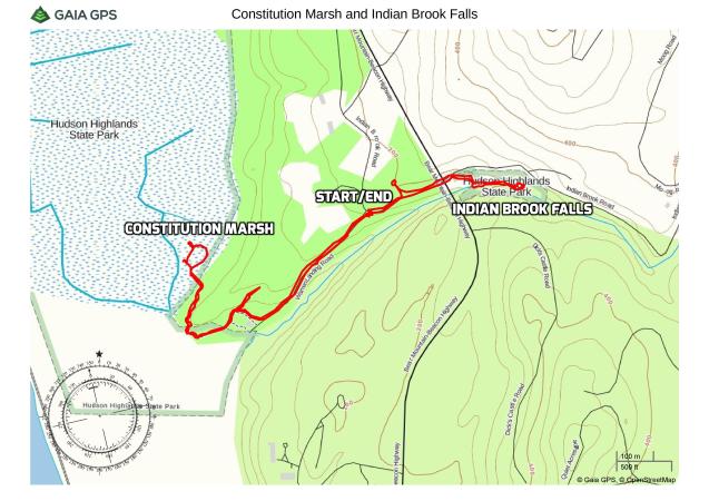 Constitution Marsh and Indian Brook Falls