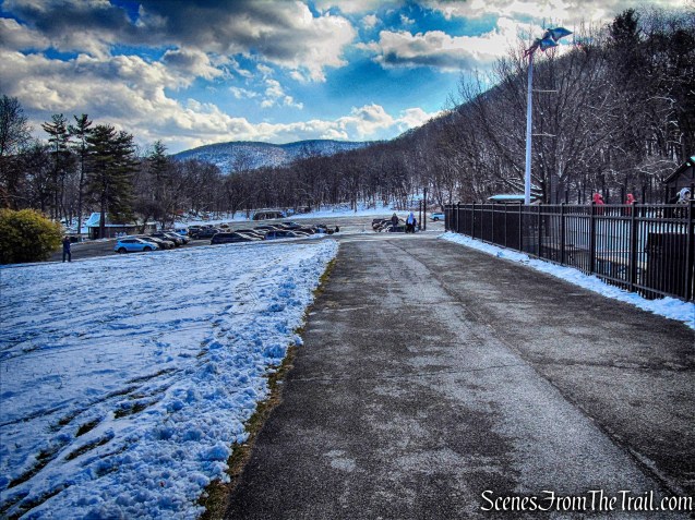 skating rink parking area - Bear Mountain State Park