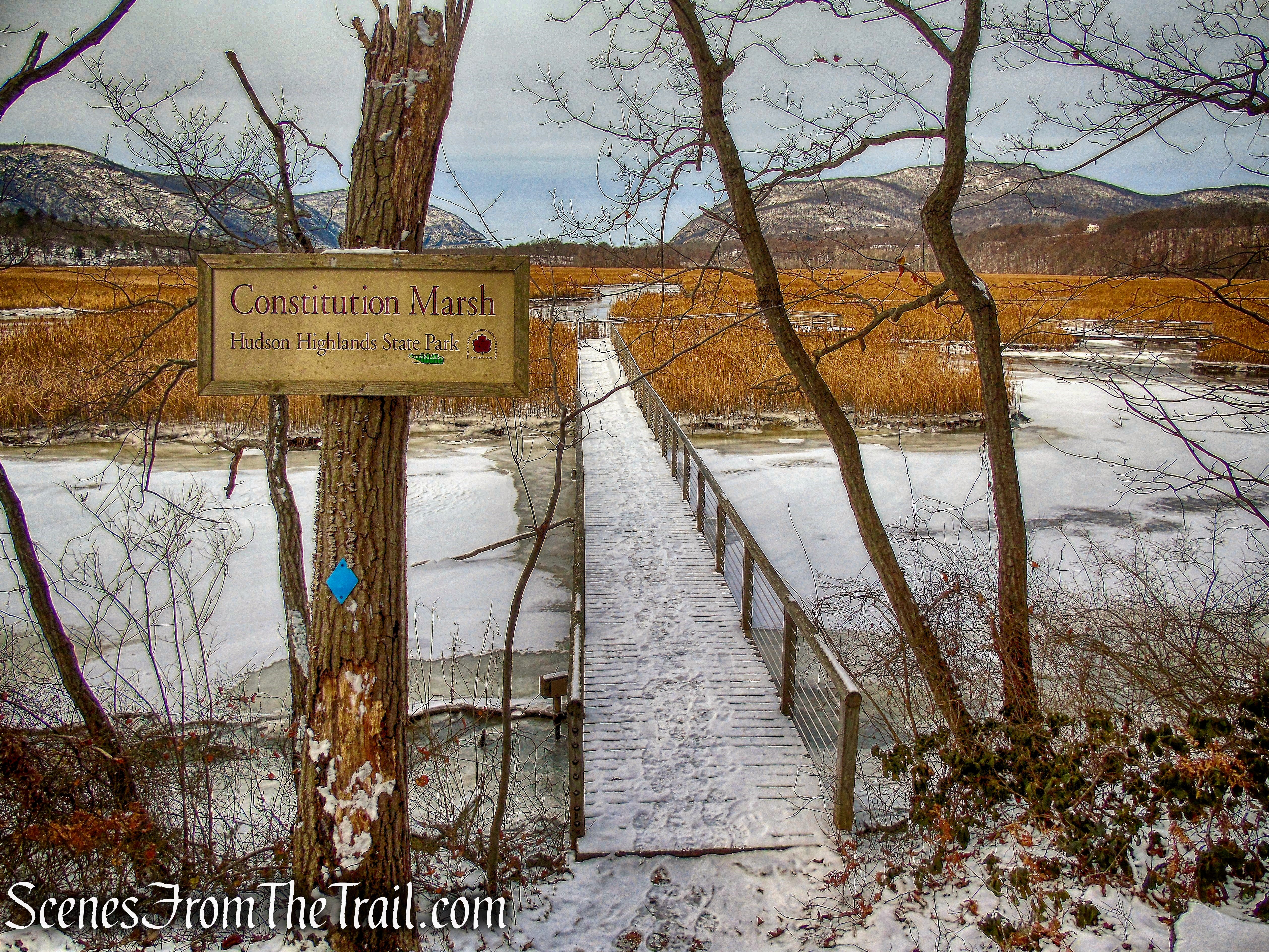 blue trail - Constitution Marsh Audubon Center and Sanctuary
