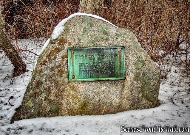 Sandyfields School Site plaque