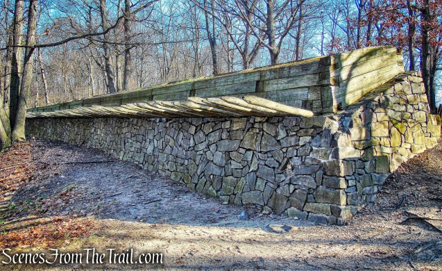 firing steps - Fort Lee Historic Park
