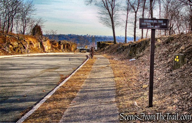 Start of Dyckman Hill Trail