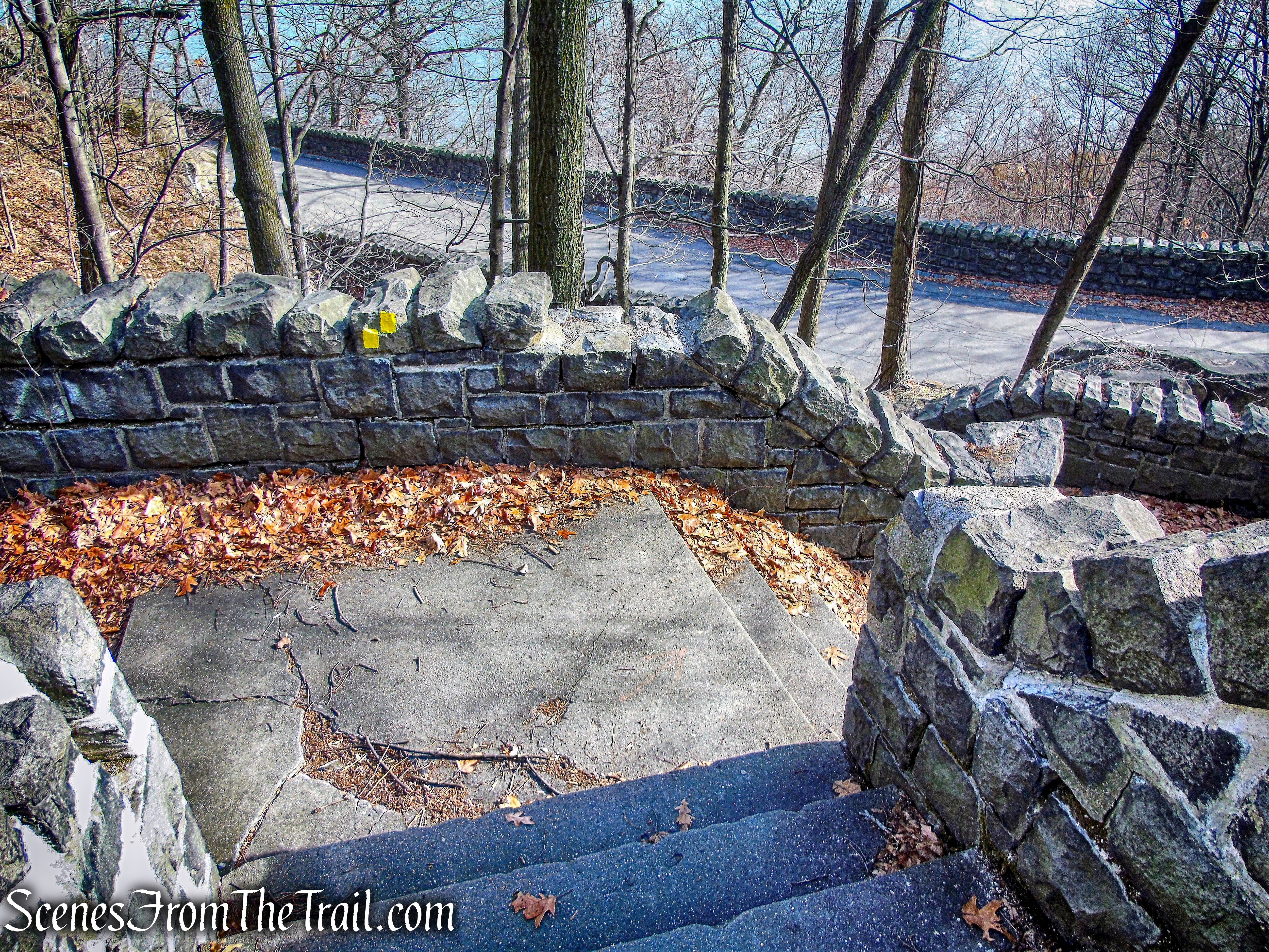 stone steps - Dyckman Hill Trail