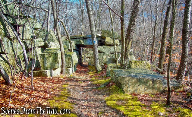 rock bridge - High Quarry Trail