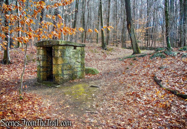 explosives shed - High Quarry Trail