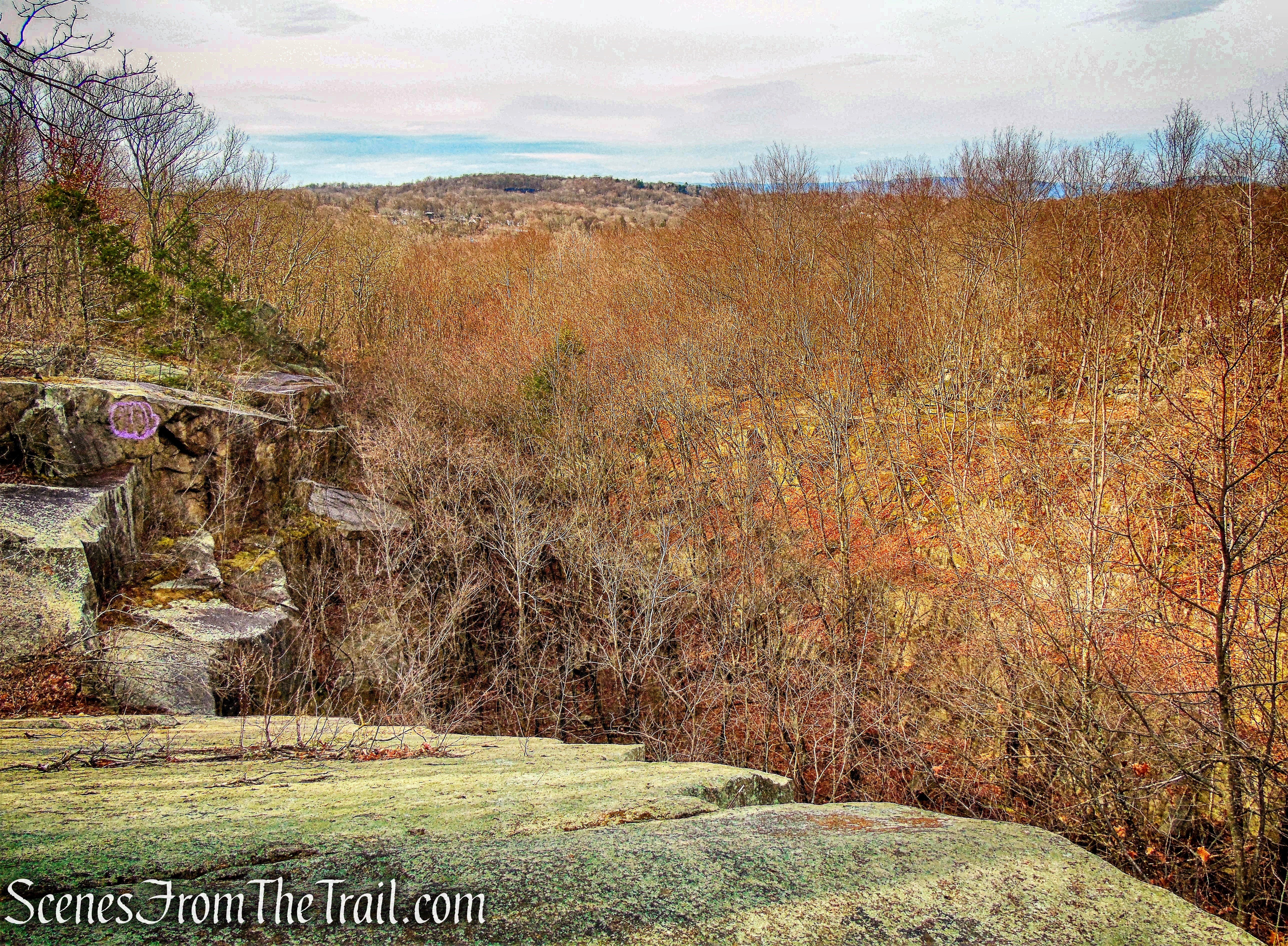 view over the quarry