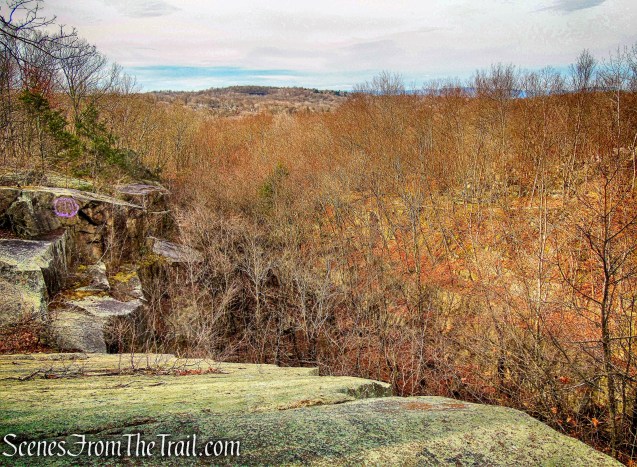 view over the quarry