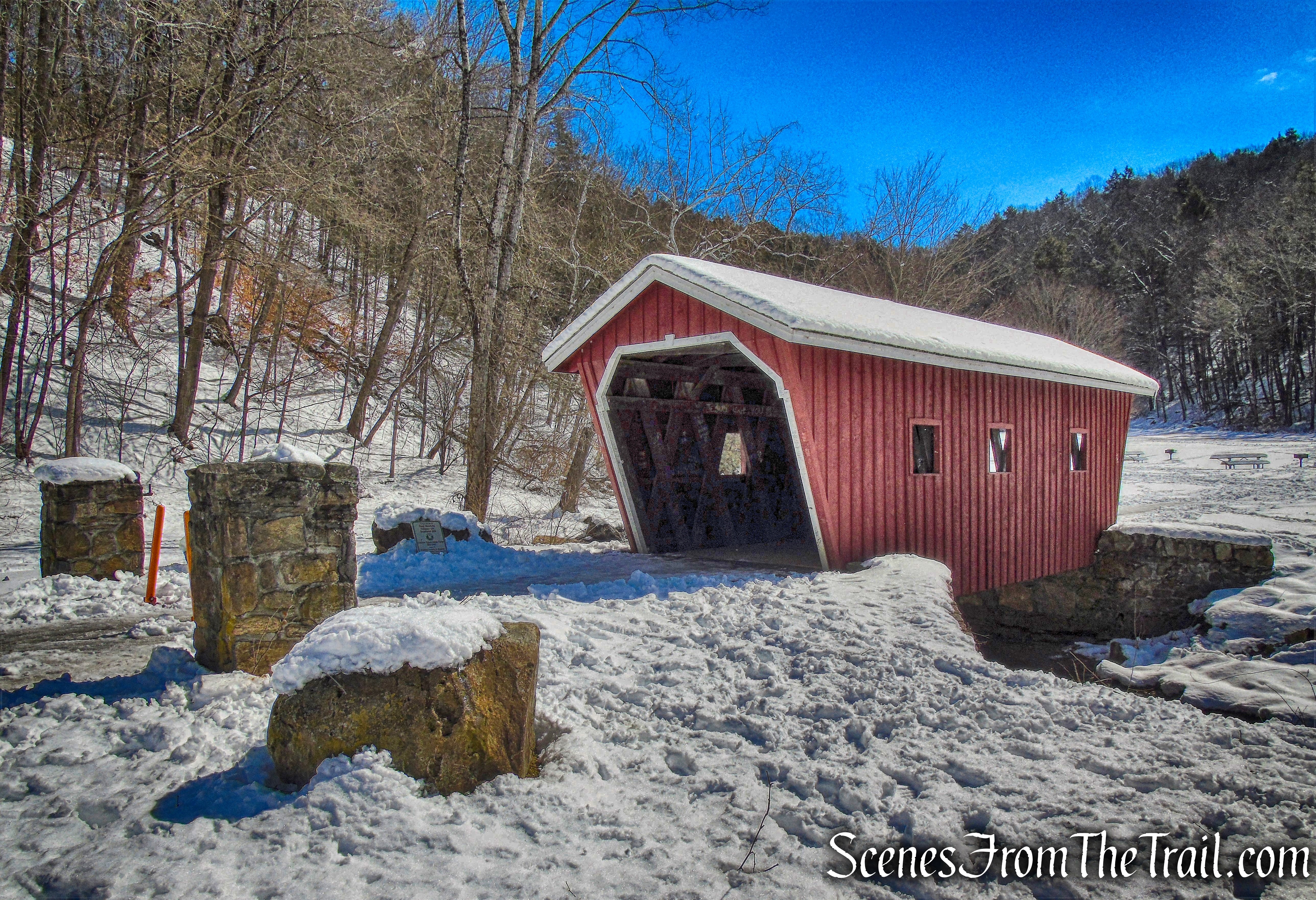 covered bridge - Kent Falls State Park