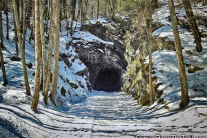 railroad tunnel - Pinney Loop Trail