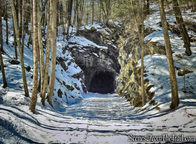 railroad tunnel - Pinney Loop Trail