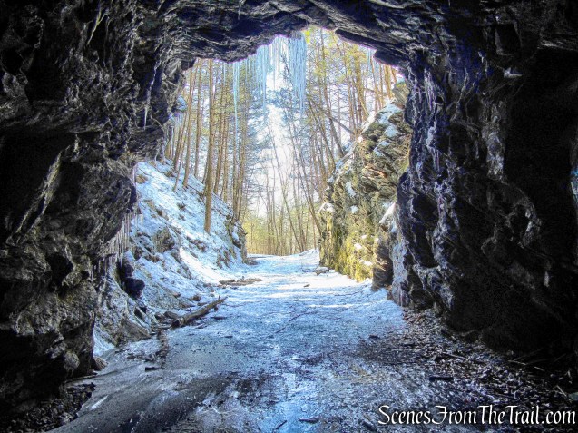 railroad tunnel - Pinney Loop Trail