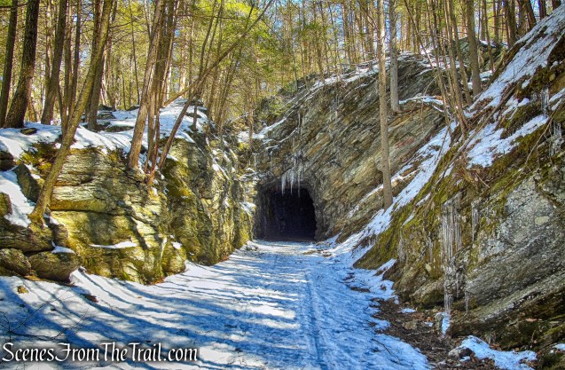 railroad tunnel - Pinney Loop Trail