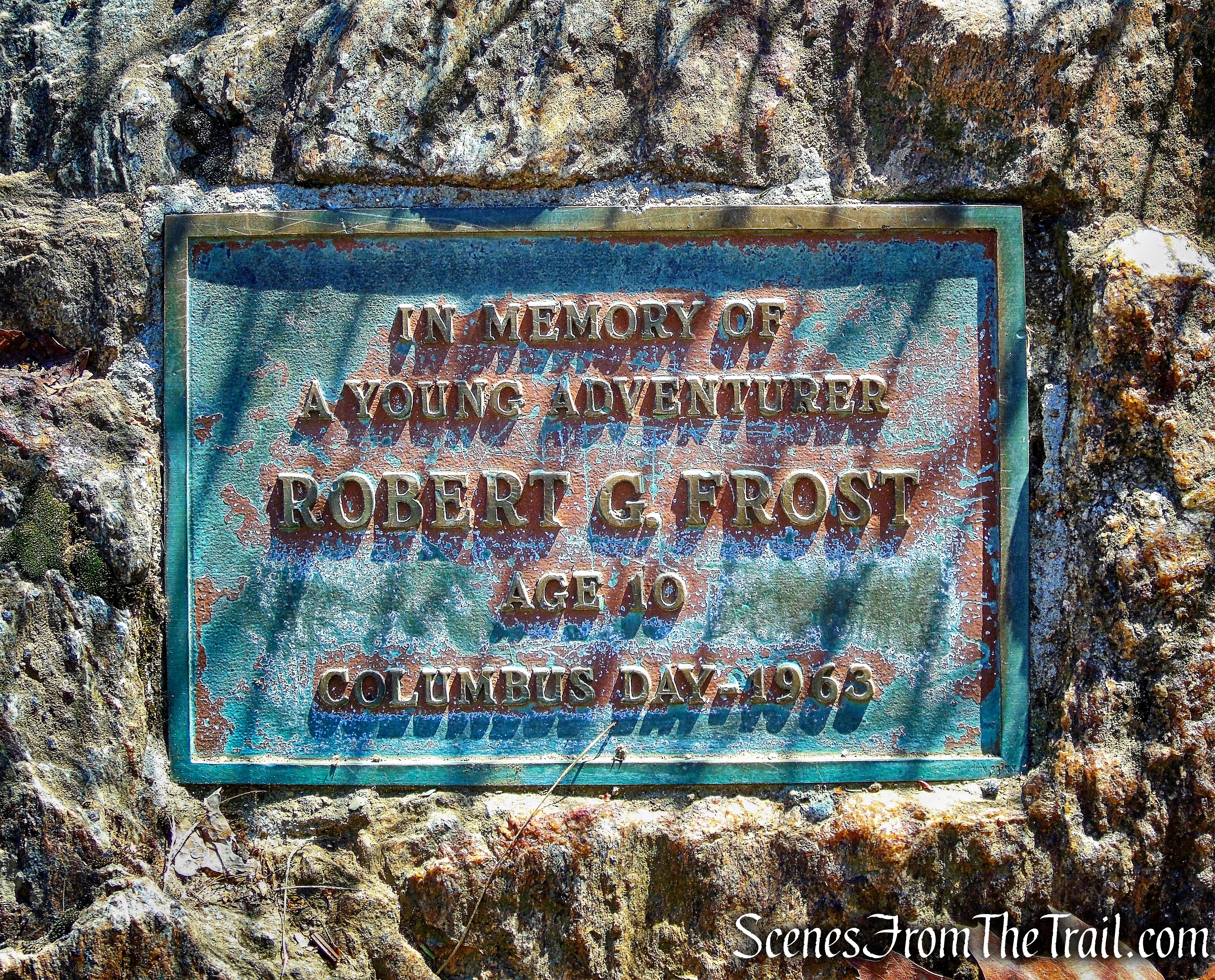 plaque - Steep Rock summit