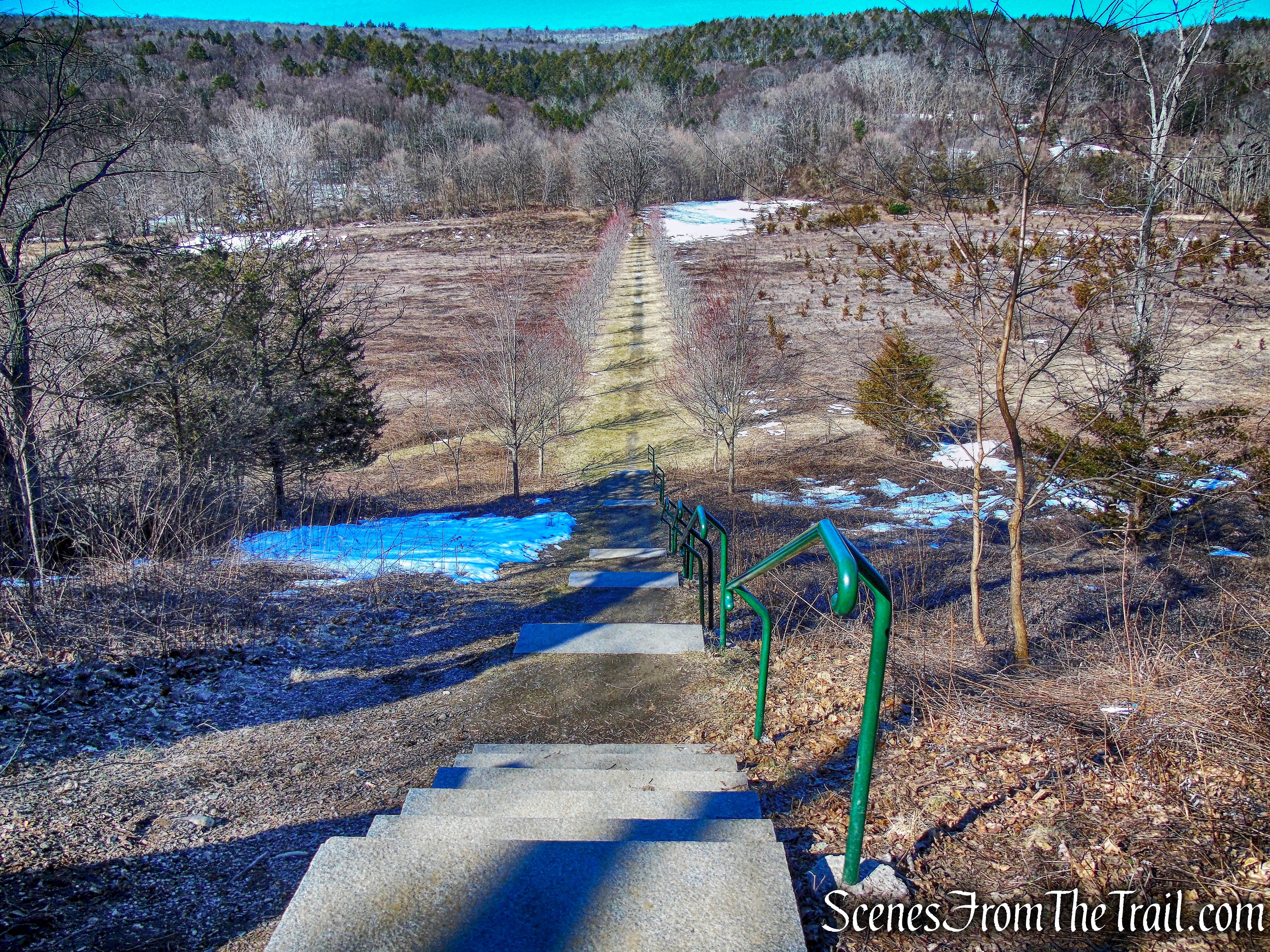 granite steps and railings - Dover Stone Church