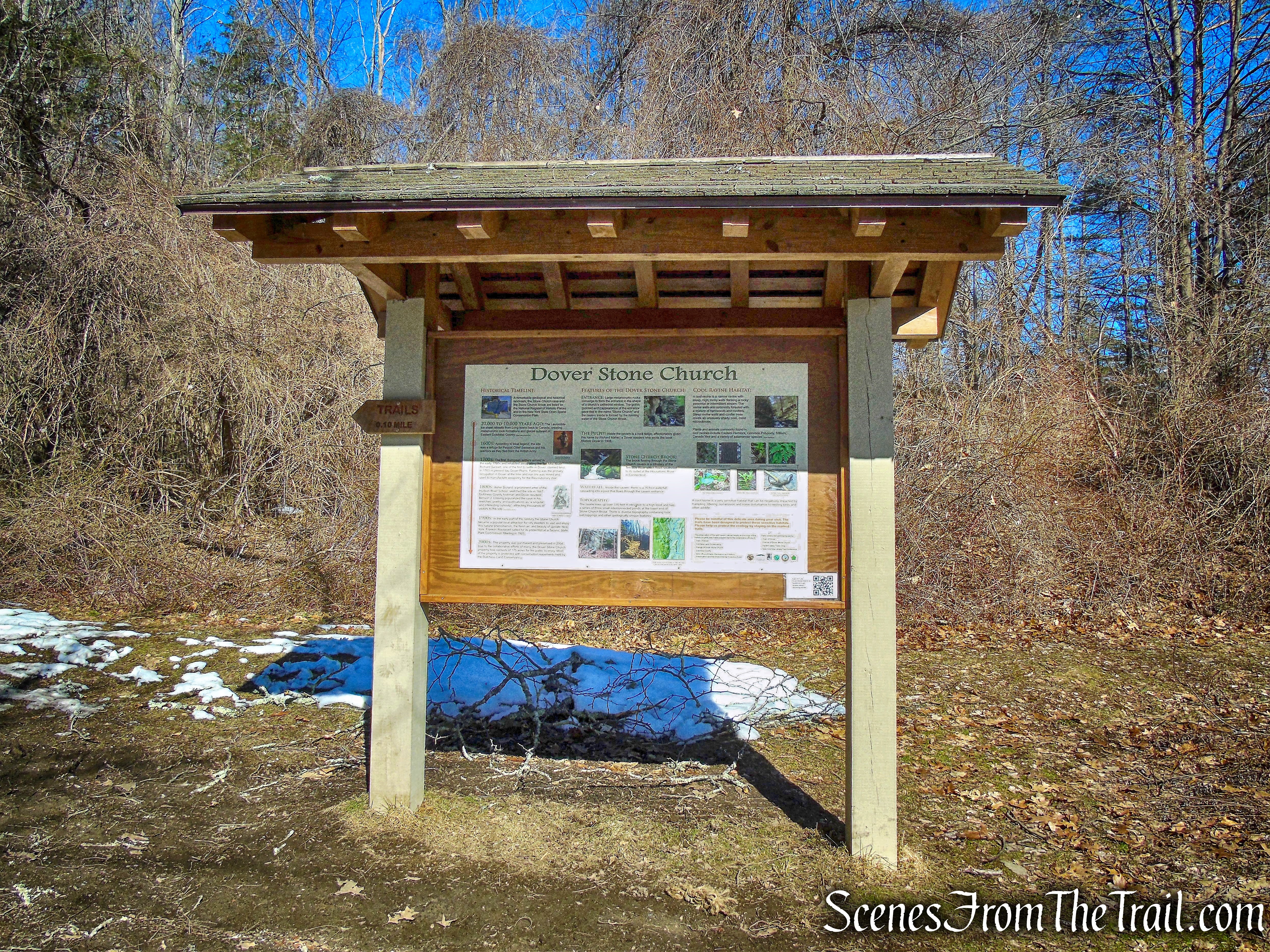 large kiosk - Dover Stone Church