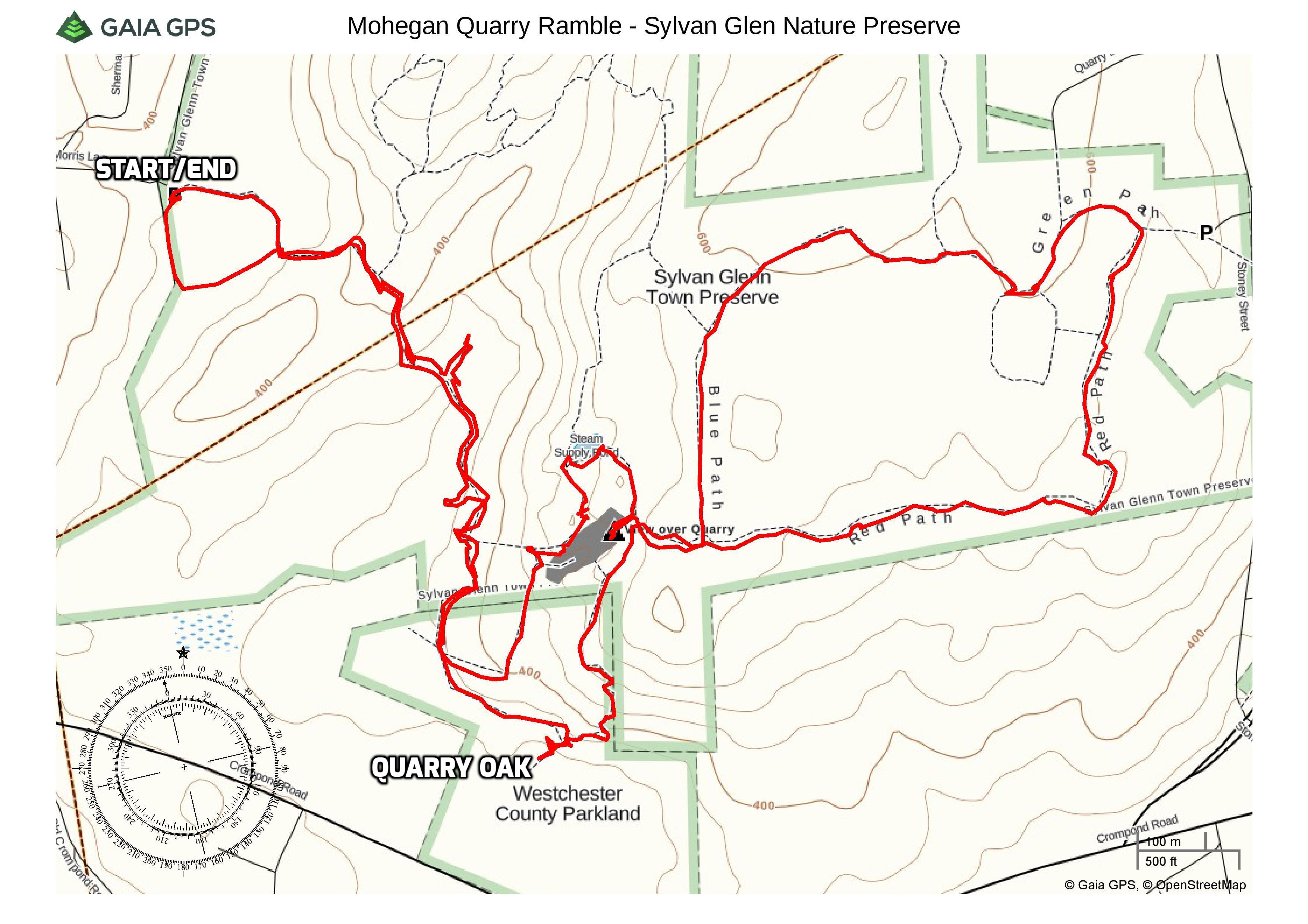 Mohegan Quarry Ramble - Sylvan Glen Park Preserve