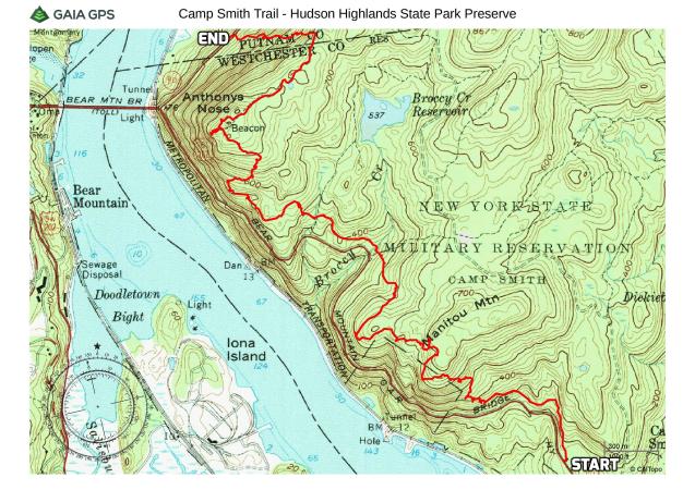 Camp Smith Trail - Hudson Highlands State Park Preserve