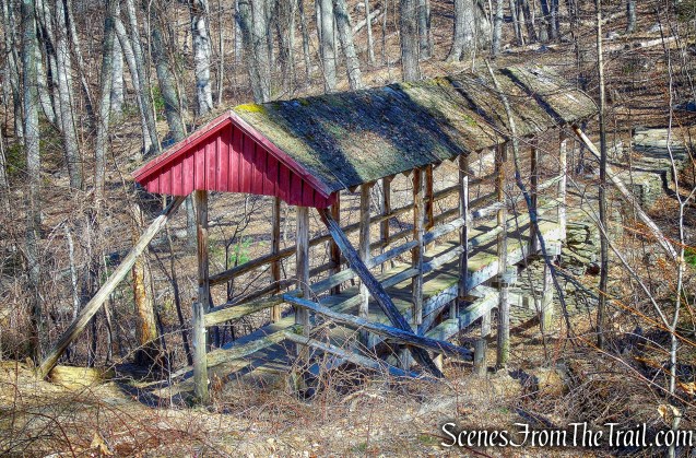 covered bridge - Gillette Castle State Park