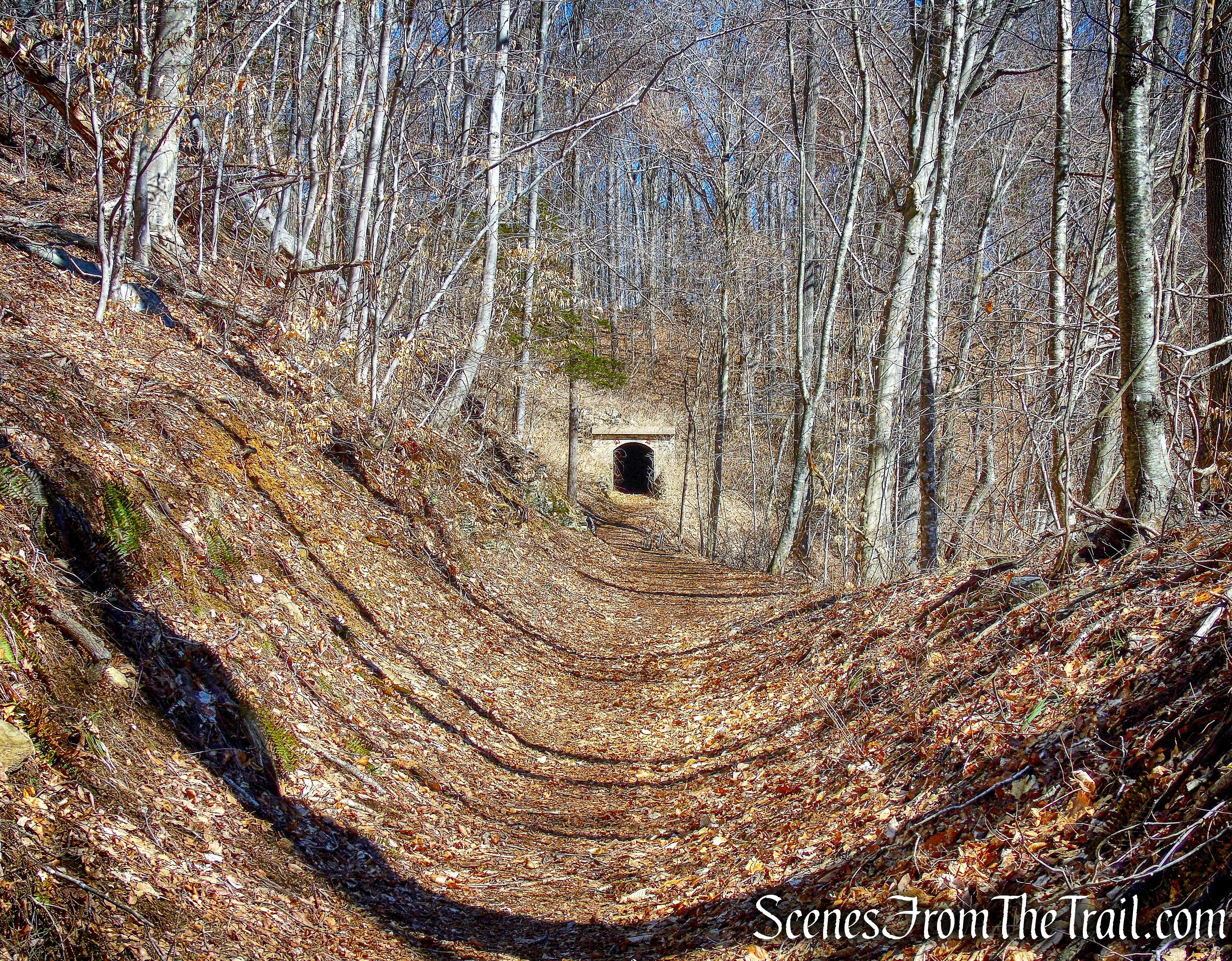 train tunnel - Gillette Castle State Park