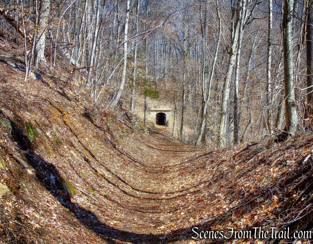 train tunnel - Gillette Castle State Park