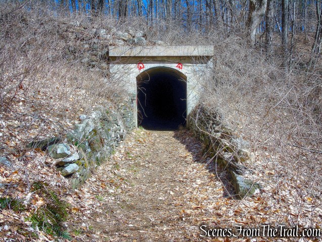 train tunnel - Gillette Castle State Park