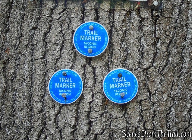 blue-blazed Camp Smith Trail