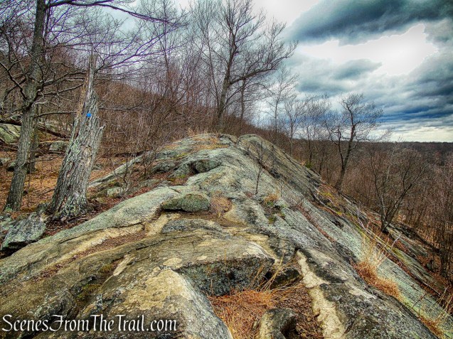 open rock face - Camp Smith Trail