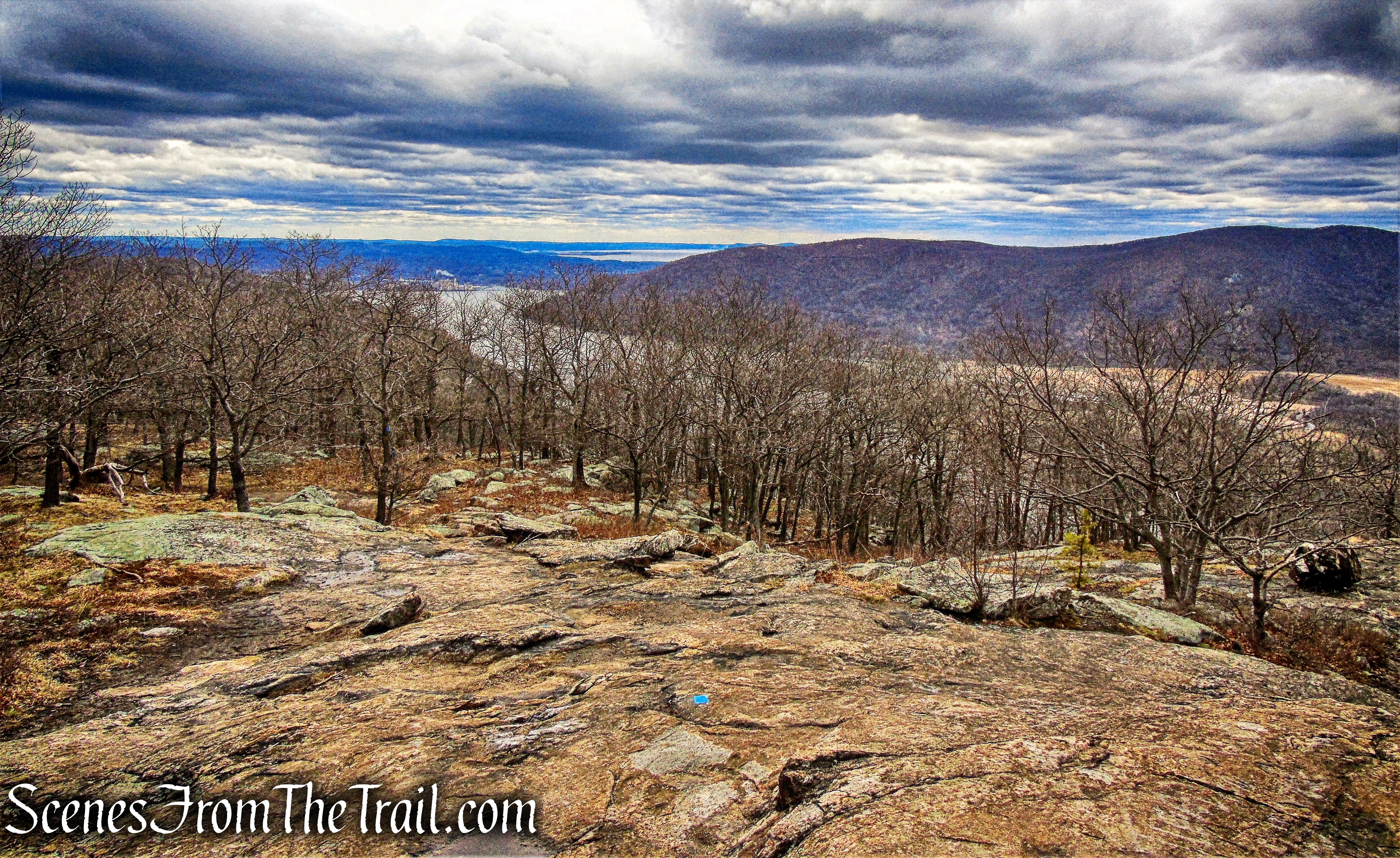 turning around and looking south from the Camp Smith Trail